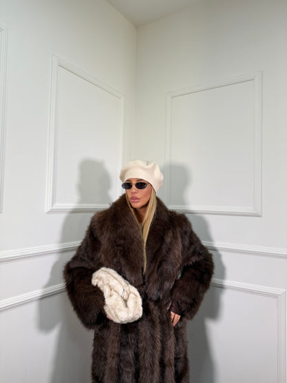 Maxi ecofur con fusciacca Dolomiti cioccolato l8015