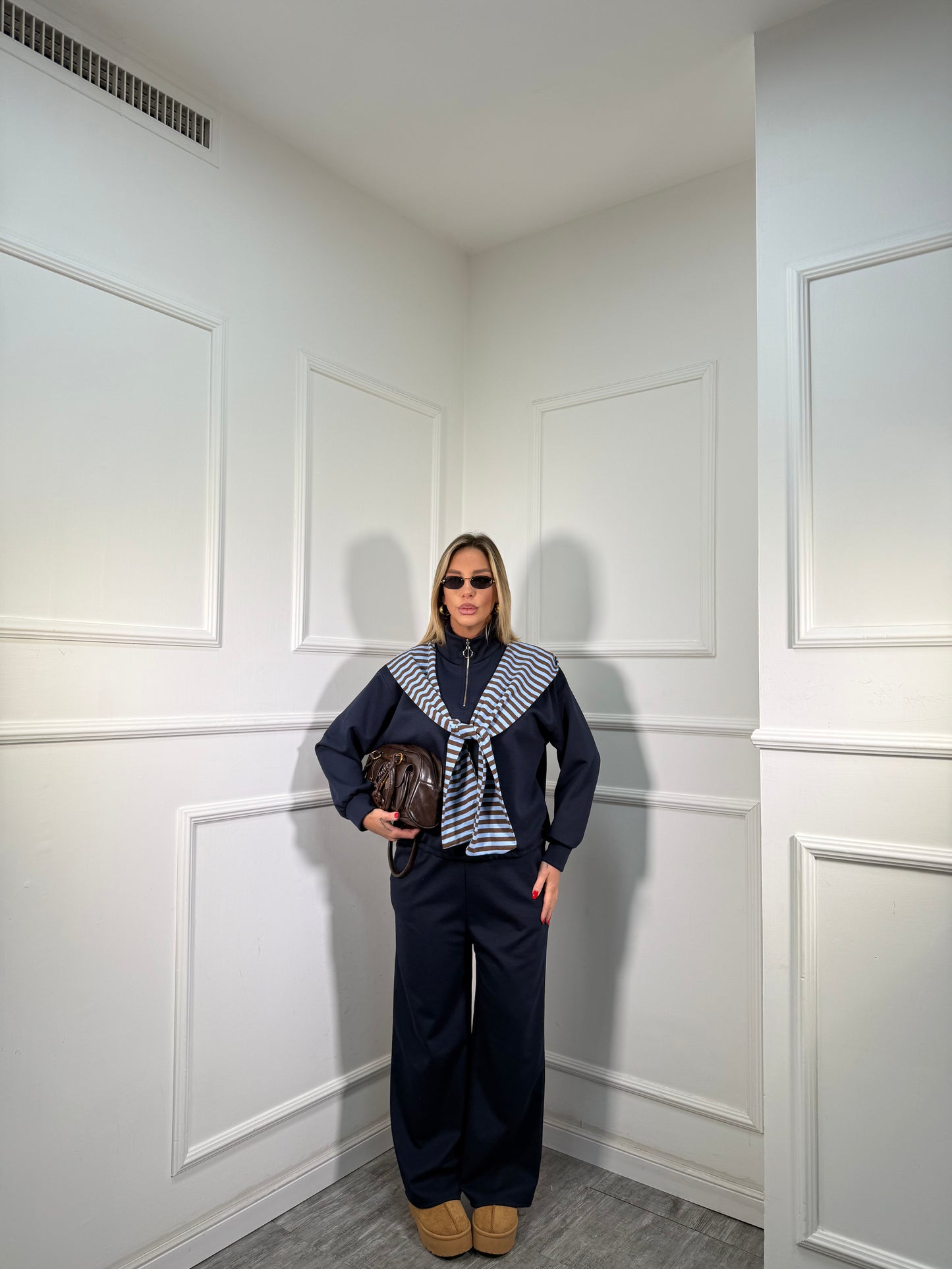 Coordinato in tuta Season blu 21605