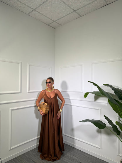 Abito in satin oversize (Curvy) Penelope (vari colori) 7011