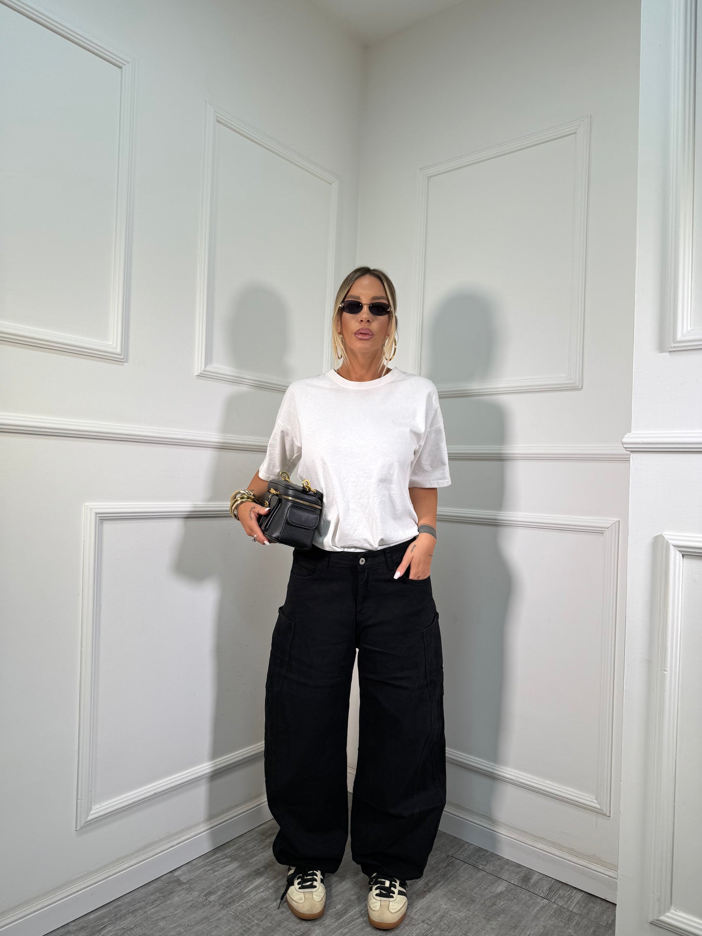 Jeans baggy Winter 44/54 nero 9179