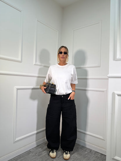 Jeans baggy Winter 44/54 nero 9179