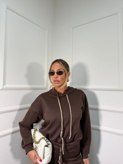 Coordinato in tuta Always cioccolato