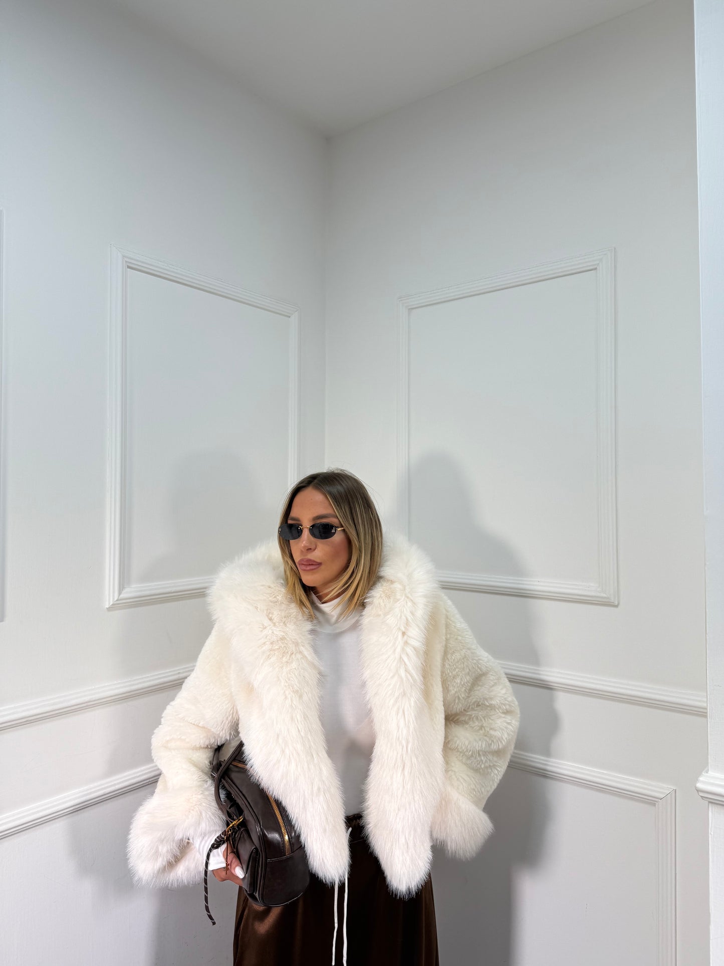 Ecofur London bianca 2897