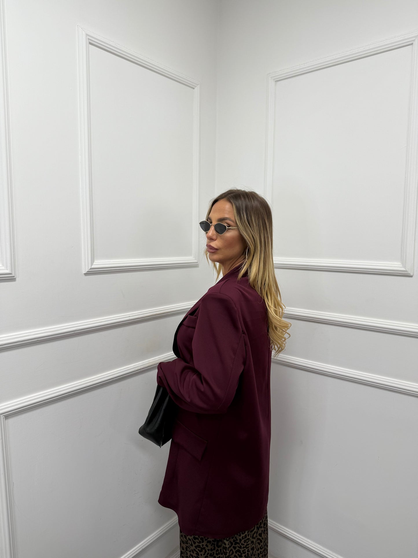 Blazer classic Curvy bordeaux m11059