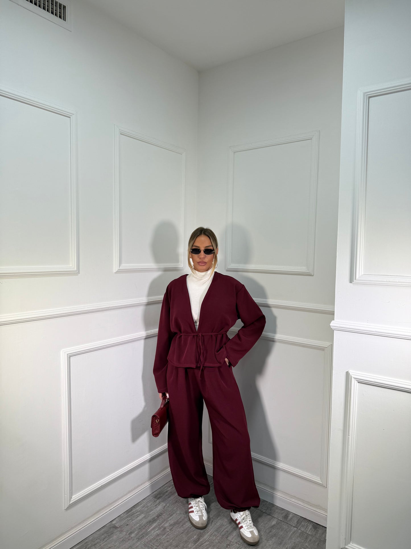 Coordinato Japan bordeaux 1170