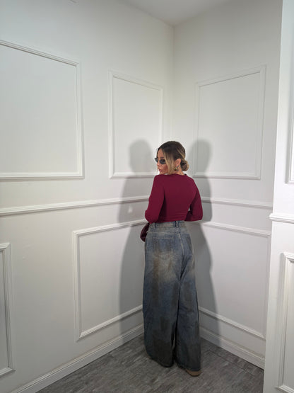 Jeans balloon sabbiato Crissy 89232