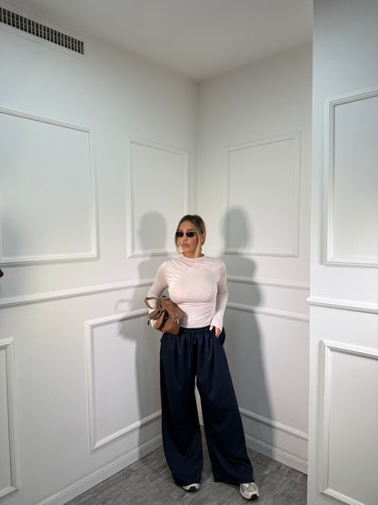 Pantaloni con coulisse Monday  blu dalla 46/52  51842