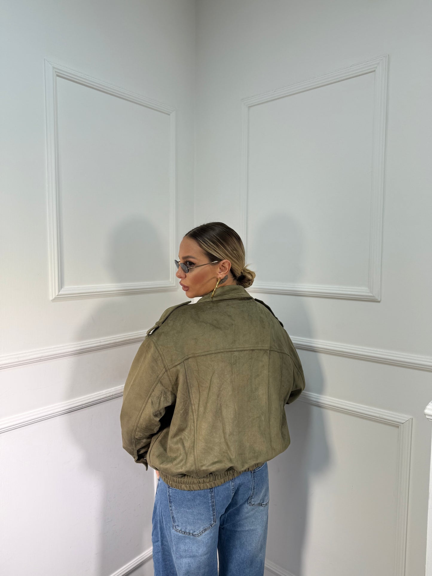 Bomber eco renna Hyde verde oliva har007