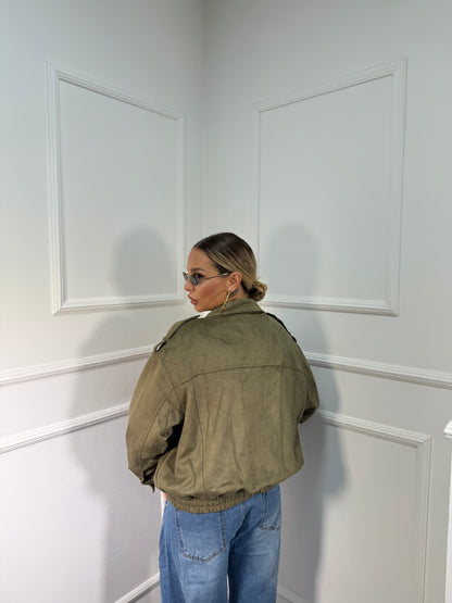 Bomber eco renna Hyde verde oliva har007