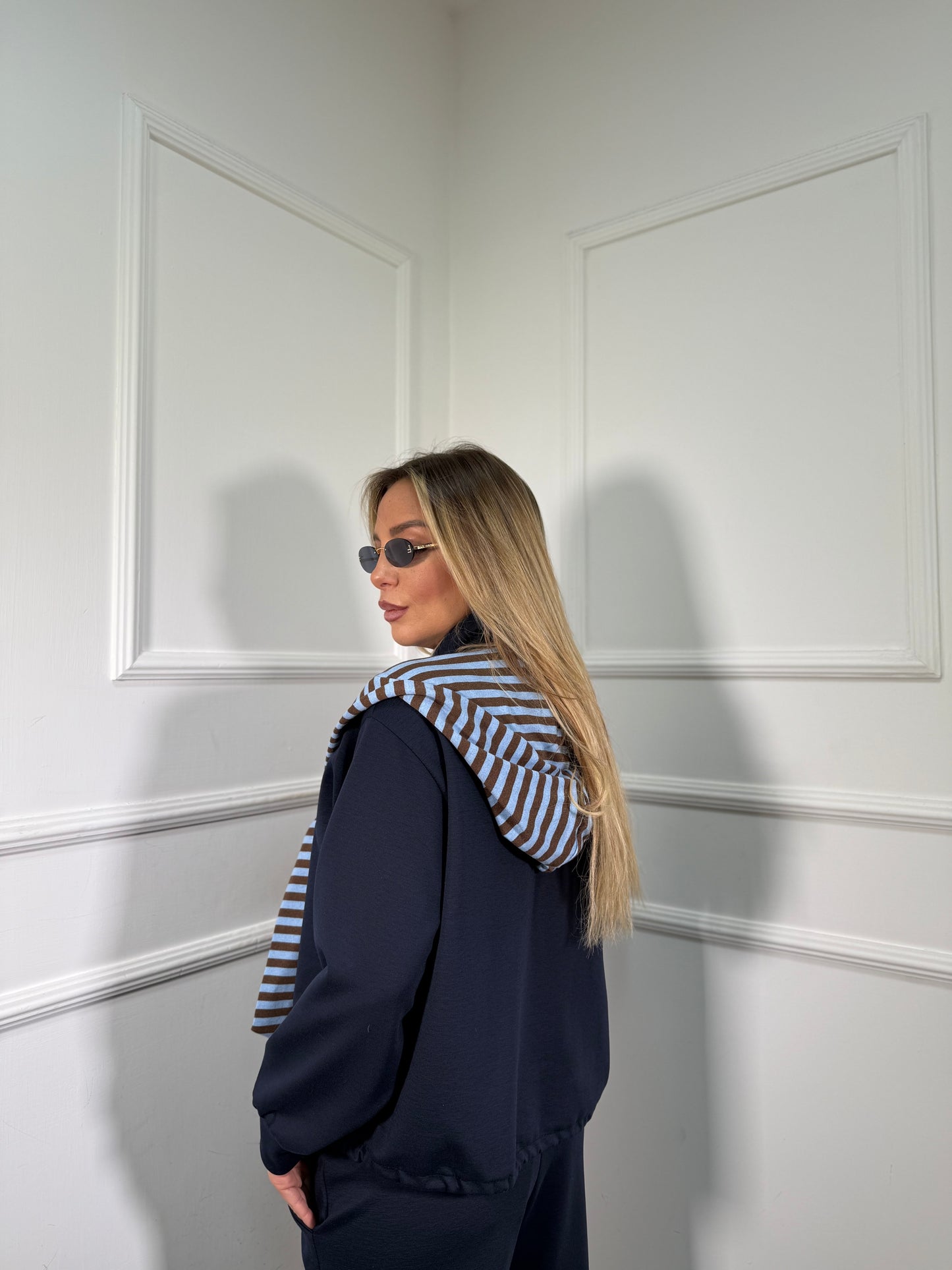 Coordinato in tuta Season blu 21605