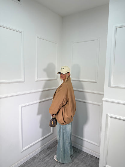 Giacca balloon Lavinia camel 6731