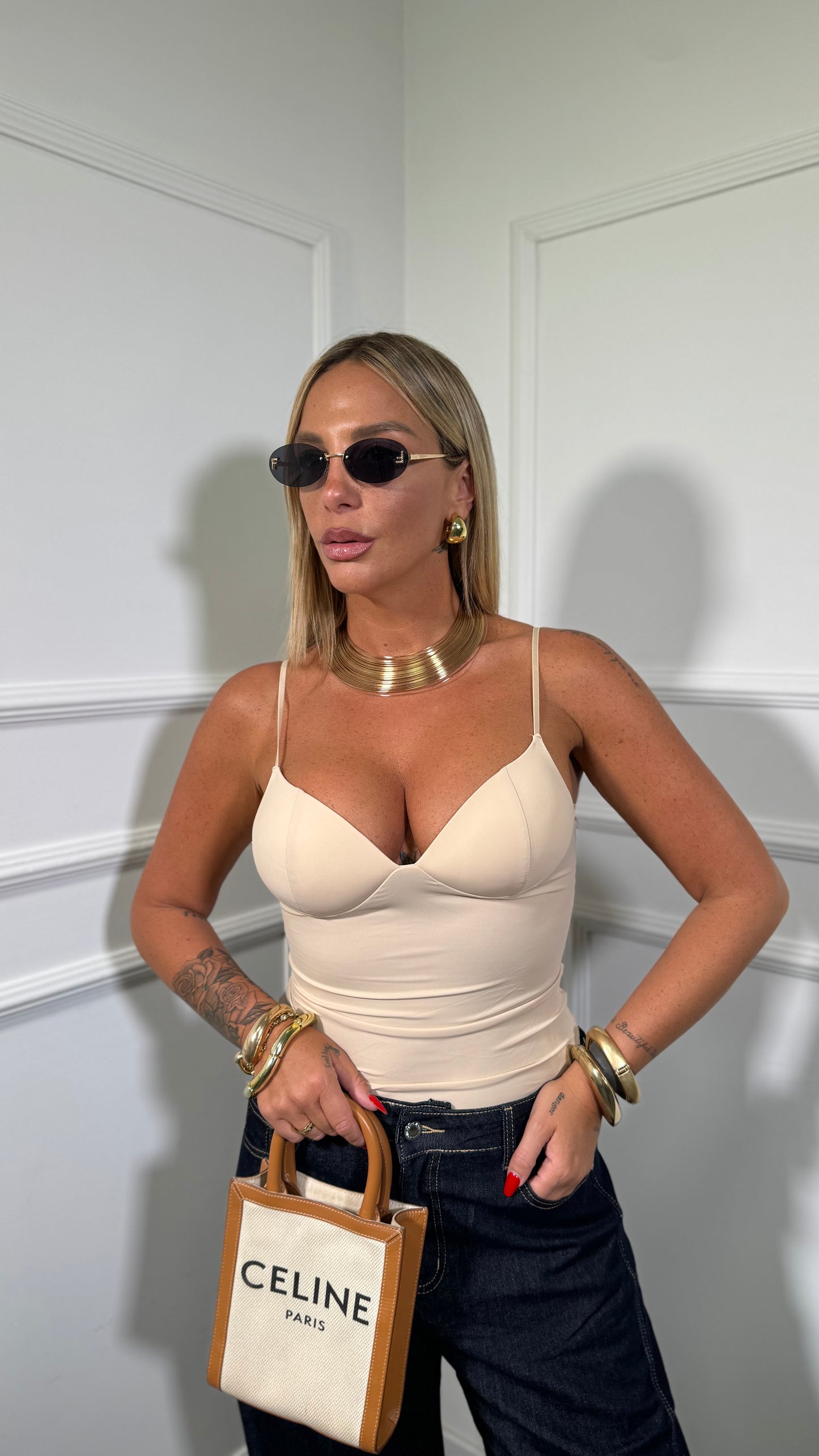 Top triangolino in lycra Krizia (vari colori)9872