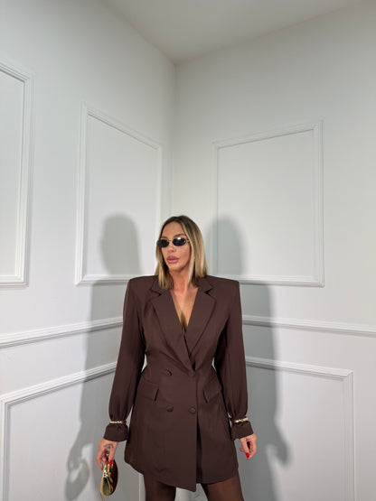 Abito giacca Montecarlo cioccolato 510