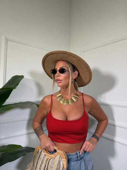 Top crop in lycra Baby (vari colori) 26890