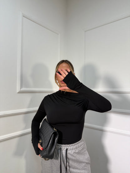 Shirt in lycra Kim nera 24392