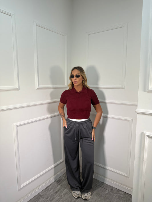 Pantaloni palazzo con boxer in pizzo (vari colori) vv96069