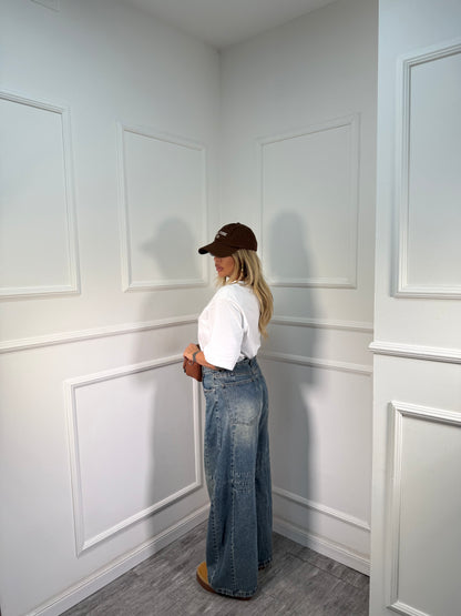 Jeans balloon Christopher lavaggio sabbiato by monique s22108