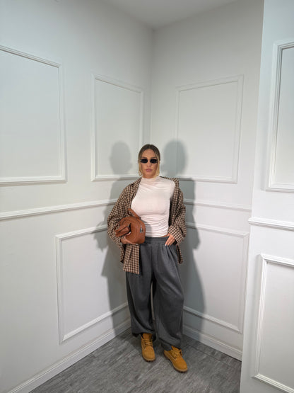 Pantatuta palazzo Larry grigio f0832