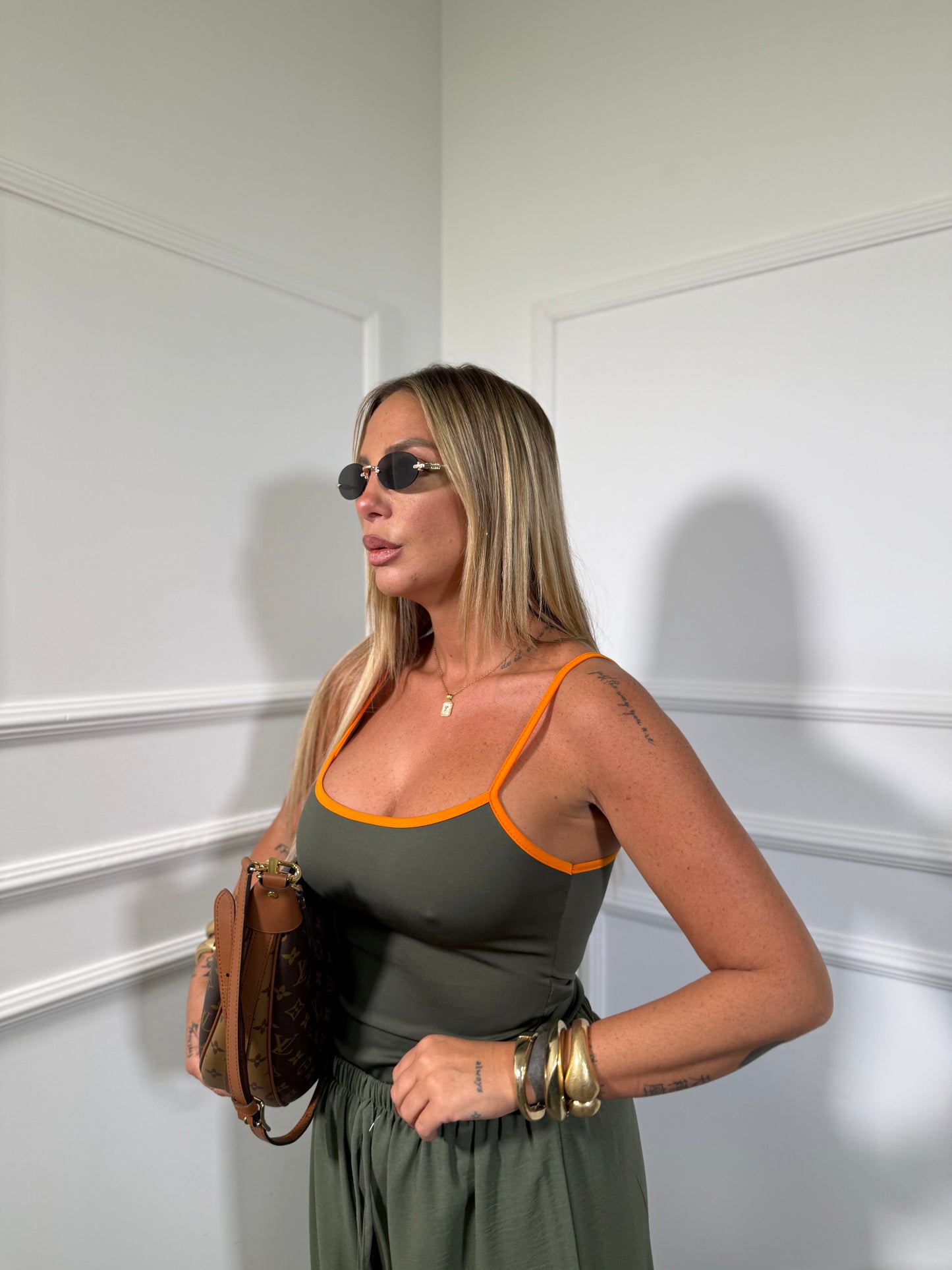Body in lycra contrast Jessy (vari colori) 26898