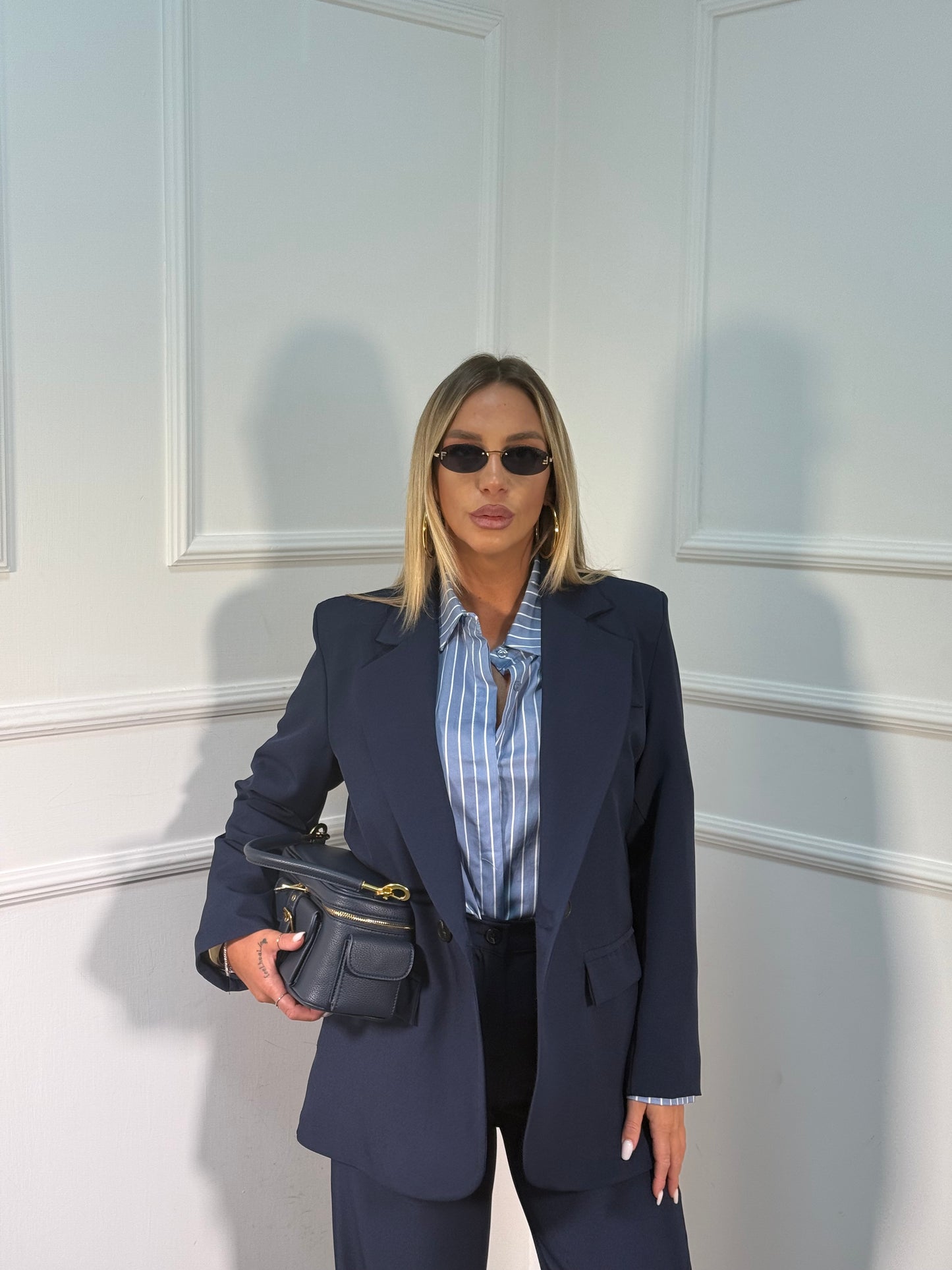 Tailleur Zaira blu m11088