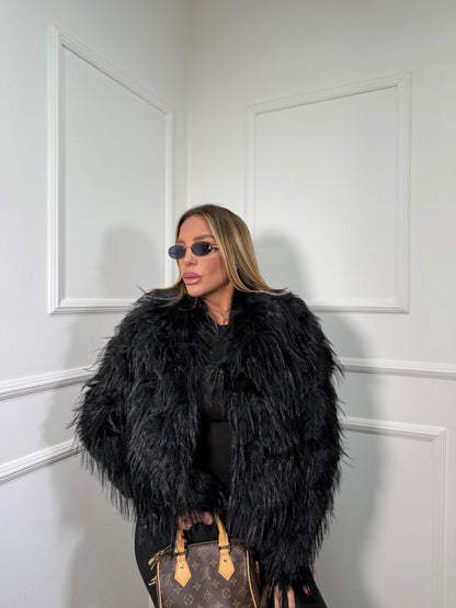 Ecofur pelo lungo Canada nera ay930