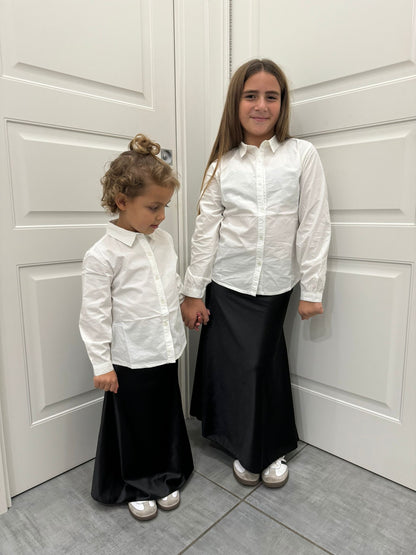 Camicia basic bianca kids