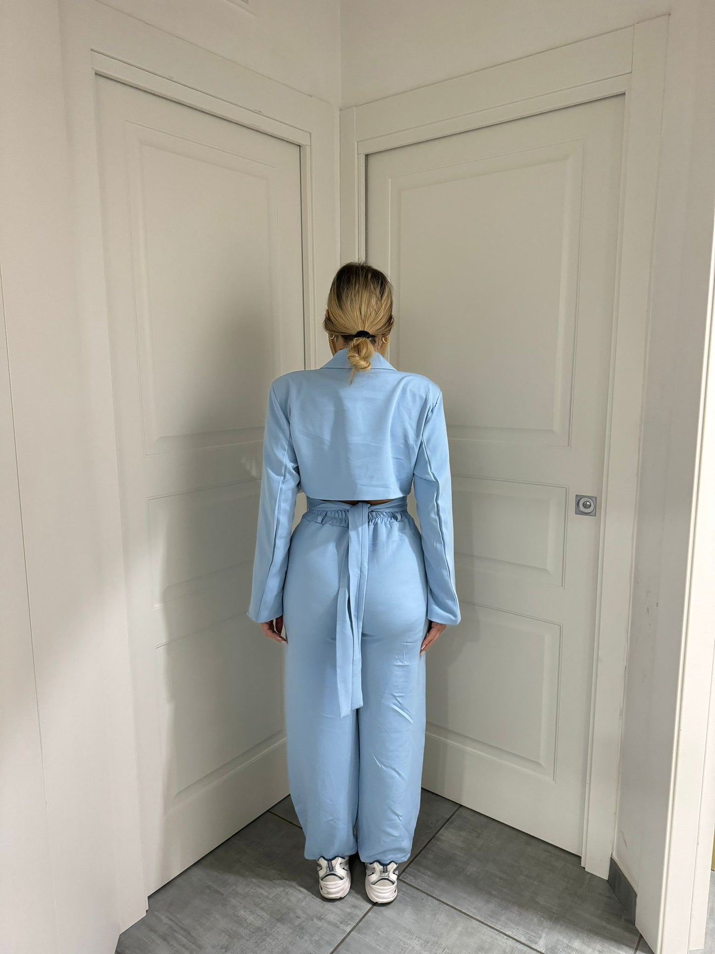 Tailleur janette azzurro