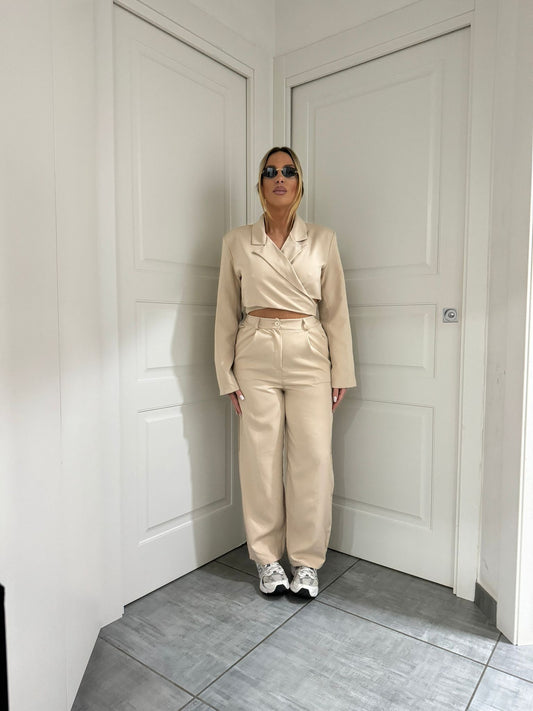 Tailleur janette beige