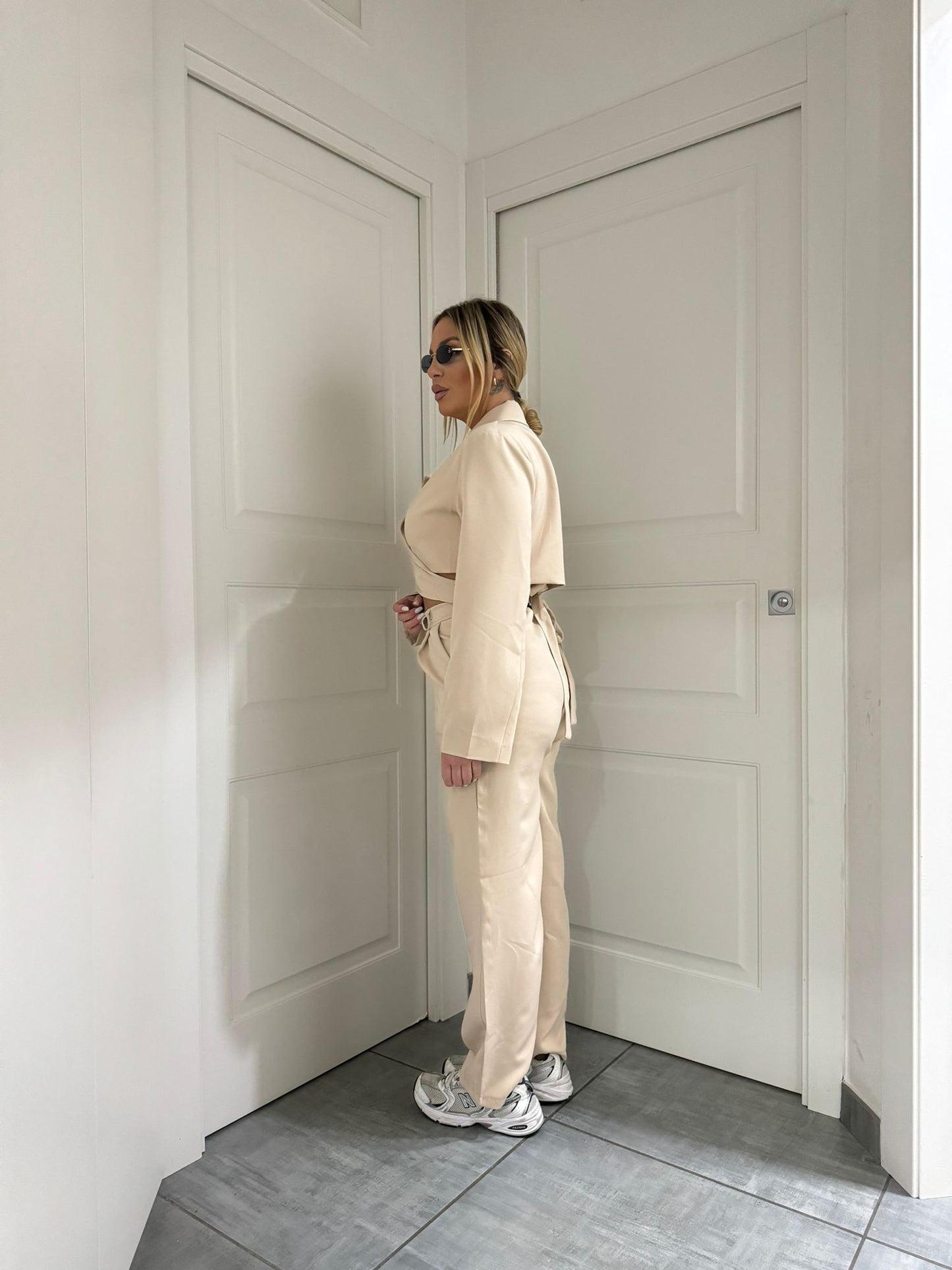 Tailleur janette beige