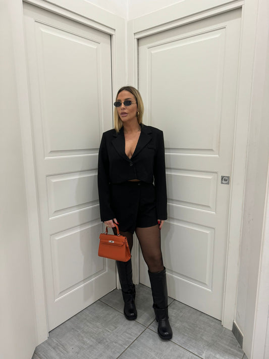 Tailleur pantashorts mod Zara nero
