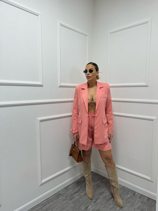 Tailleur Spring blazer+bermuda pesca 2535
