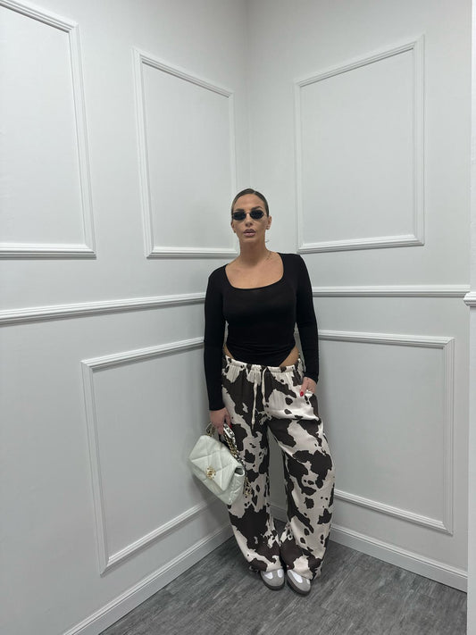 Pantalone raso cow