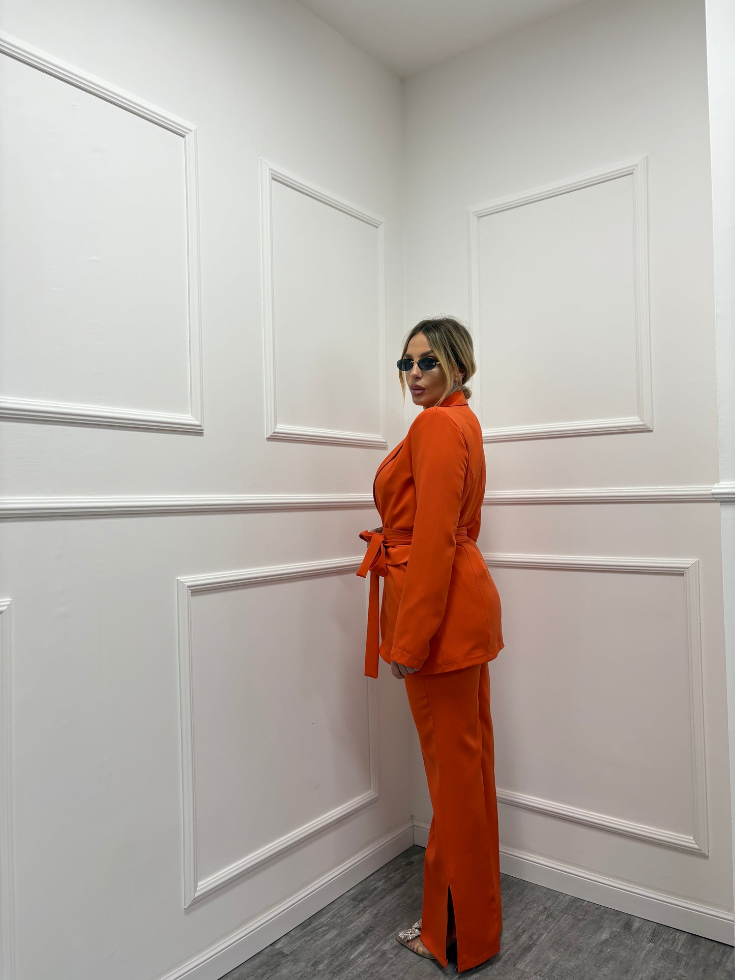 Tailleur Giada arancione