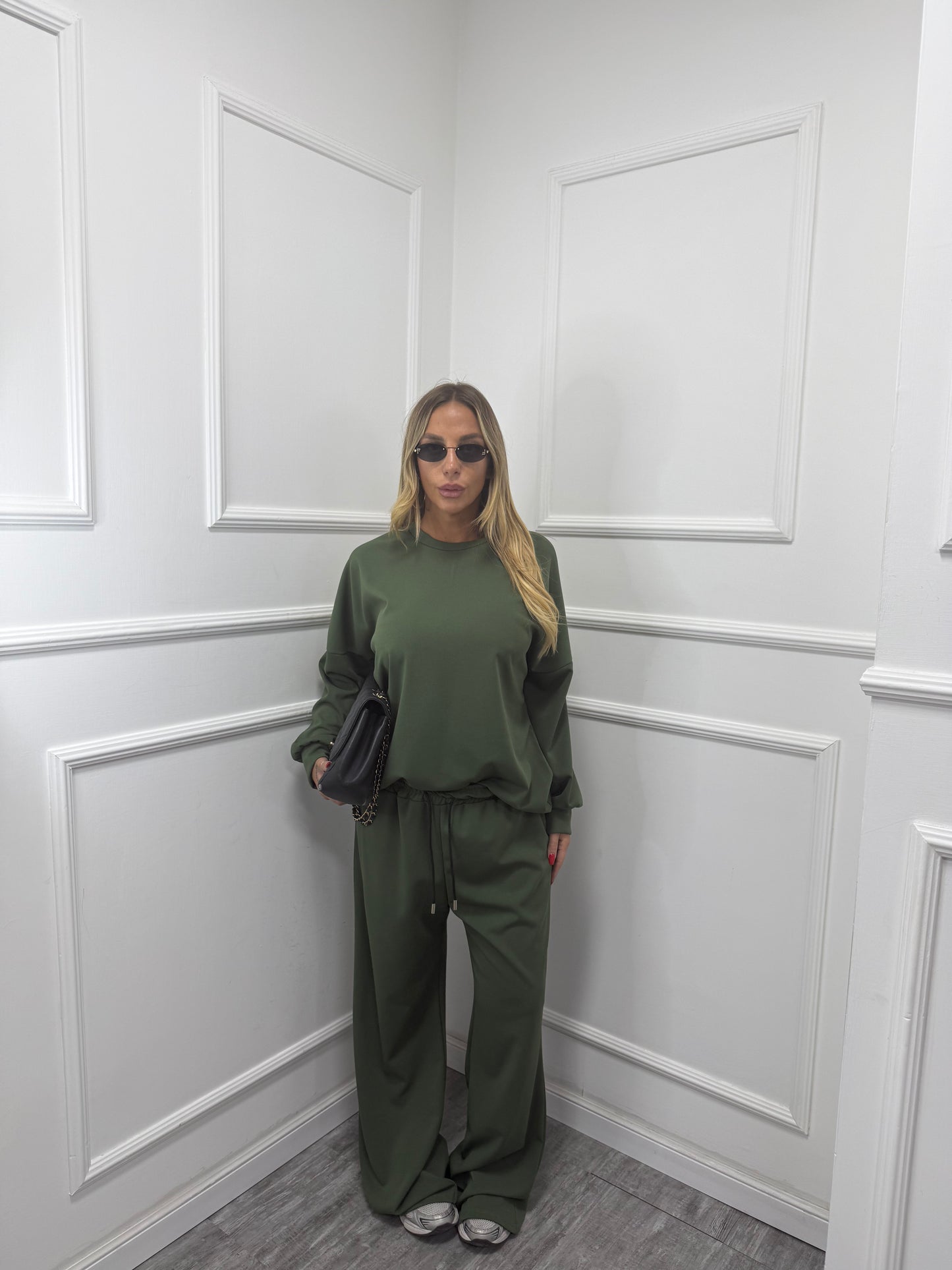 Coordinato comfy curvy verde 5020