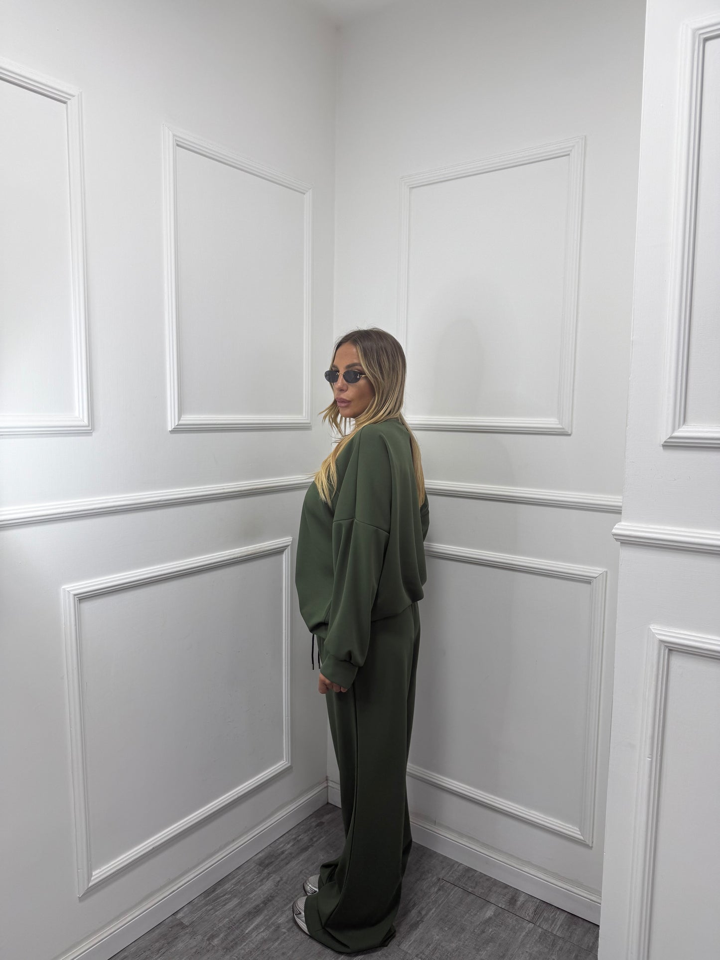 Coordinato comfy curvy verde 5020