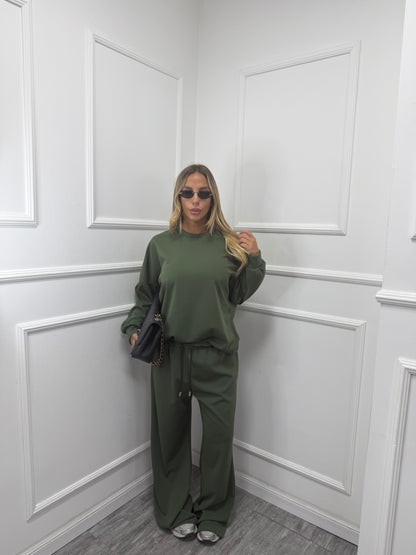 Coordinato comfy curvy verde 5020