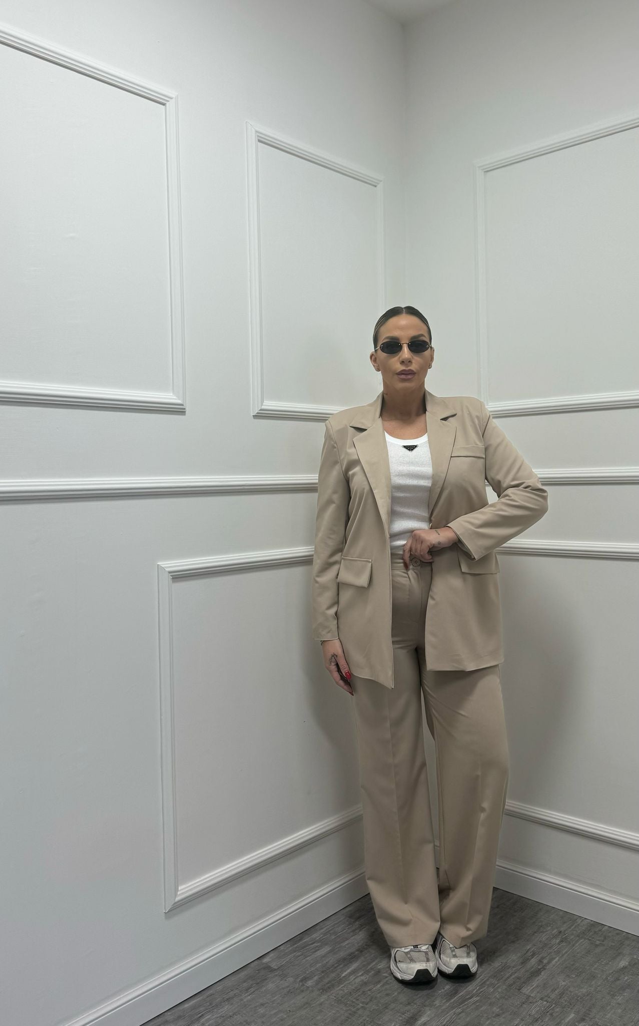 Tailleur Ilary crema 5842