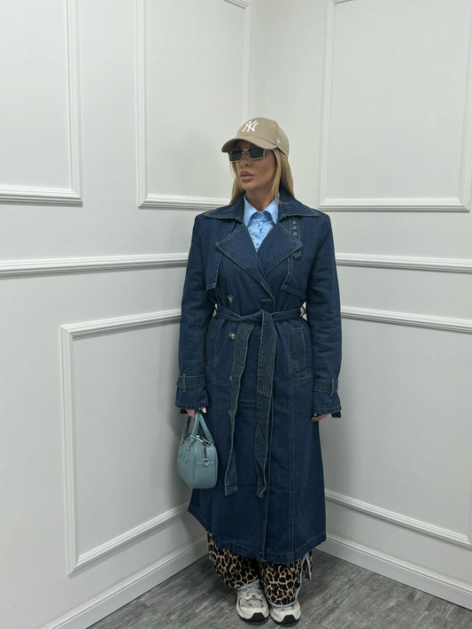 Trench in denim Monique A004