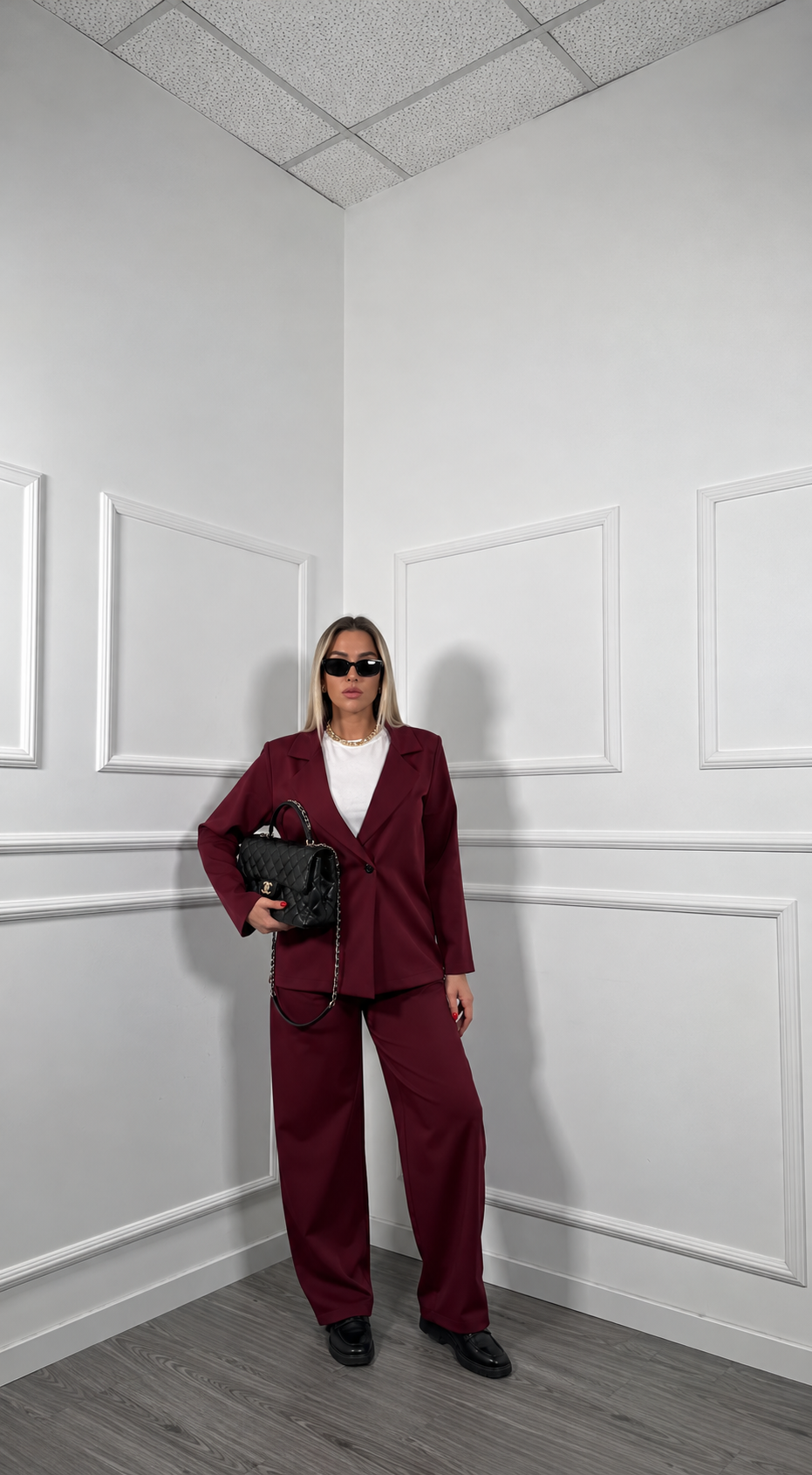 Tailleur Work bordeuax 26873