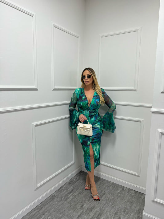 Dress dominique verde