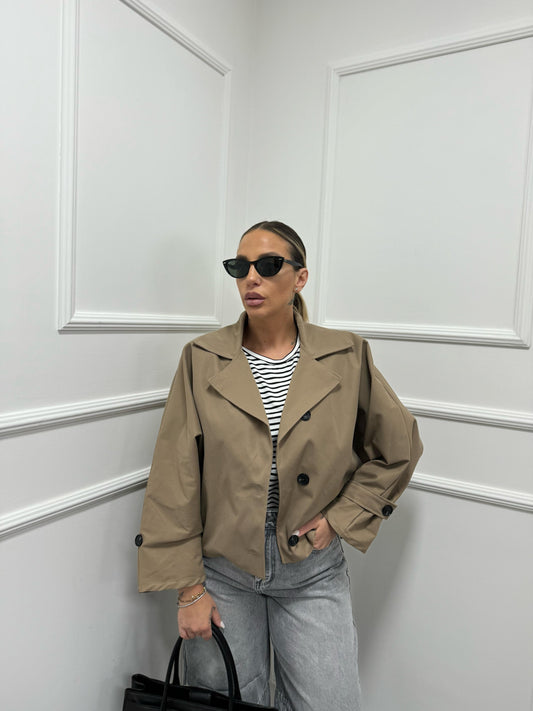 Trench corto mood zara beige