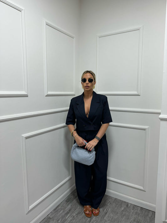 Tailleur mavi blu