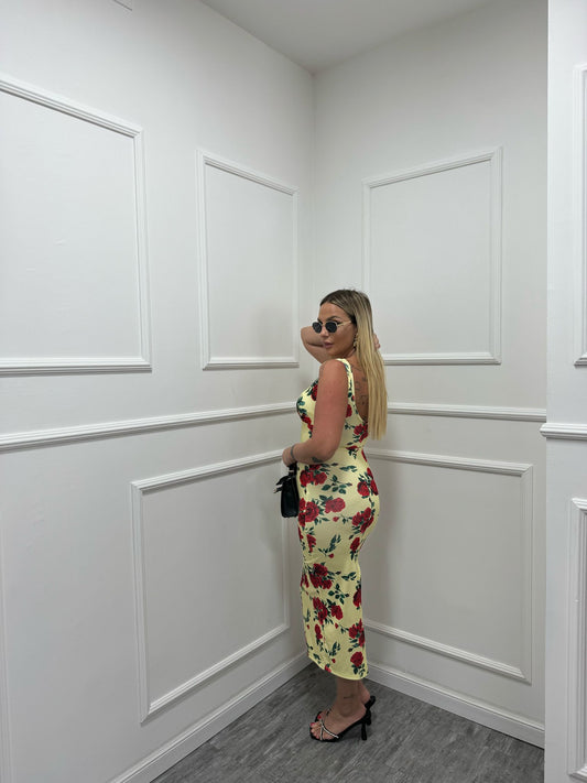 Dress rose giallo