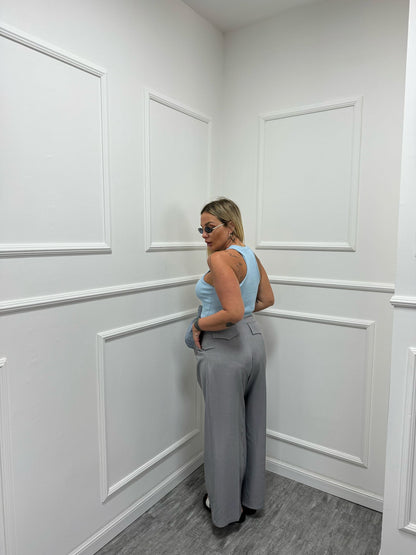 Pantalone doppio taschino grigio mar6271